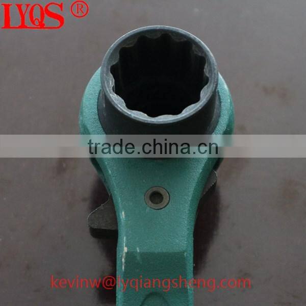 CRV and carbon steel double size ratchet spanners