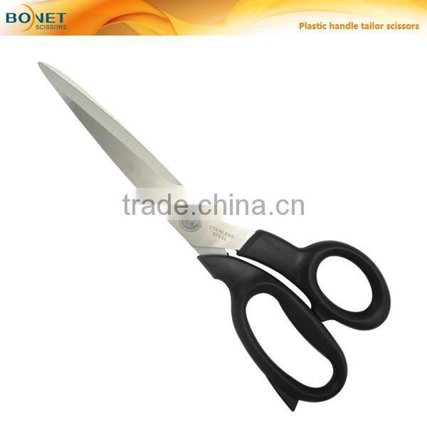 S14007P LFGB certificated 10" ABS handle stainless steel scissors with slide card