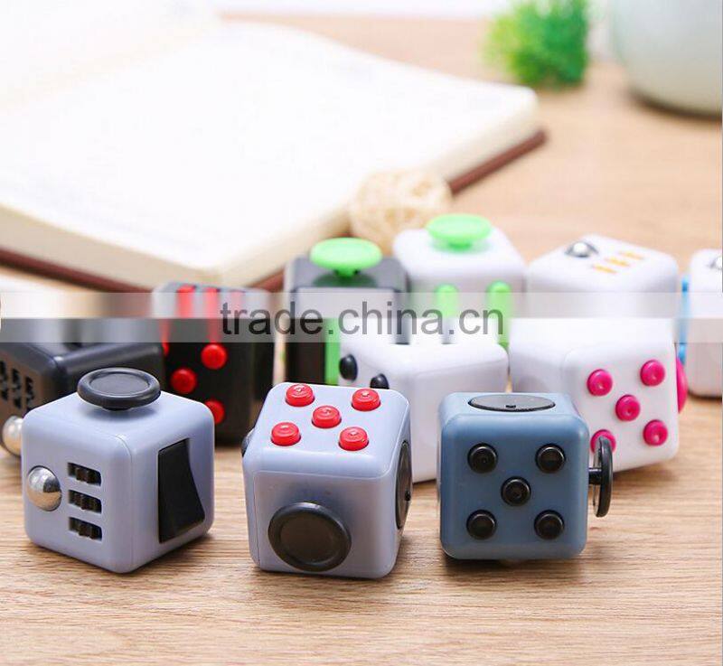 Fashion Stress Relief Figet Cube 36 Colors Figet Cube duire Pressure Dice Case original 6sides fidget cubes