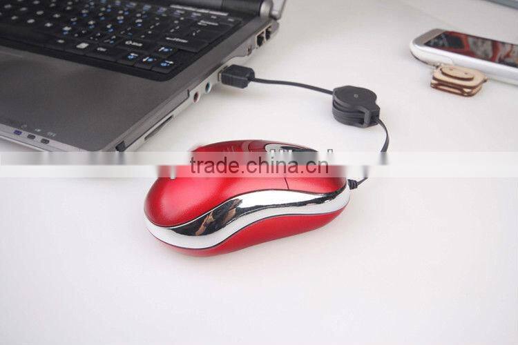 Telescopic line mouse USB petals mouse optical mouse