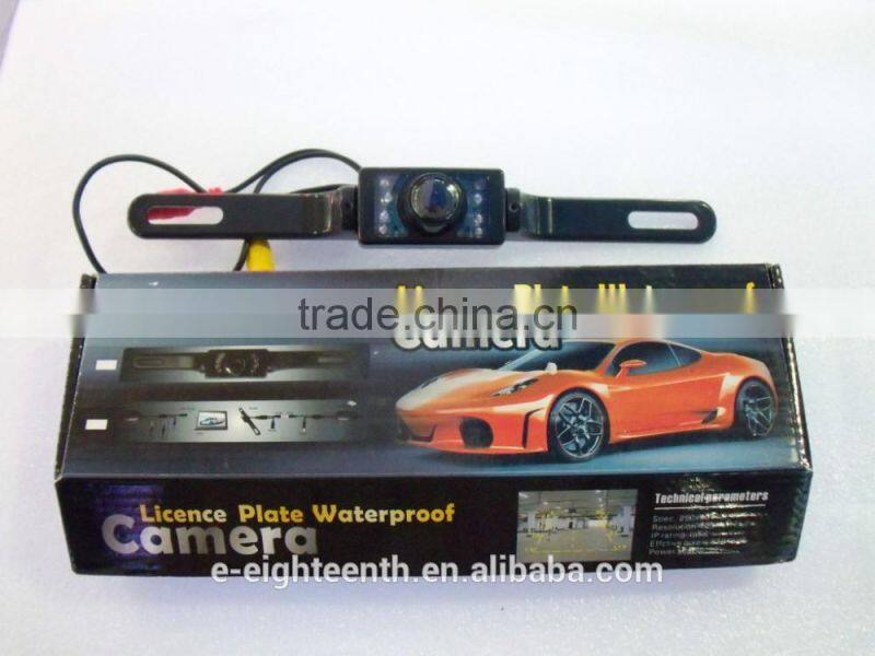 2016 new Waterproof E322 CMOS Car Night Vision 7 LED Rear View Reverse Backup Parking Camera hidden camera