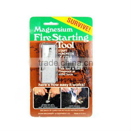 Survival Camping Hiking Emergency Fire Starter with KeyChain