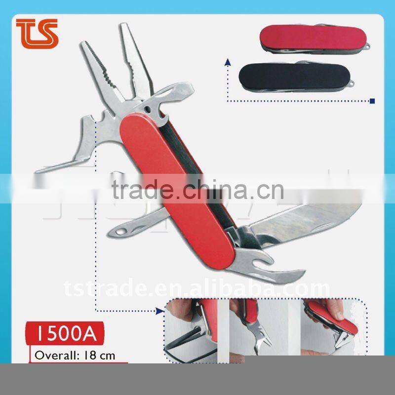 2014 Colorful Stainless Steel Multi Function Pocket hand tool plier 1512