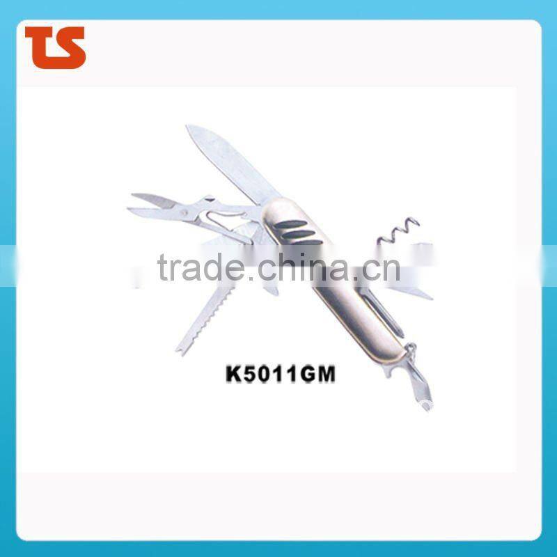 2014 spring New design multi knife pocket knife multi function LED knife K5011G
