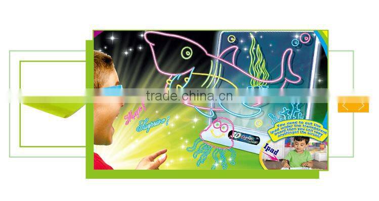 High Quality children Intelligent diy 3D magic drawing board
