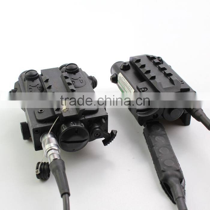 New Military Standard Compact Square Design Tactical ES-FX103-LG green laser sight with led flashlight Combo (FDA certified)