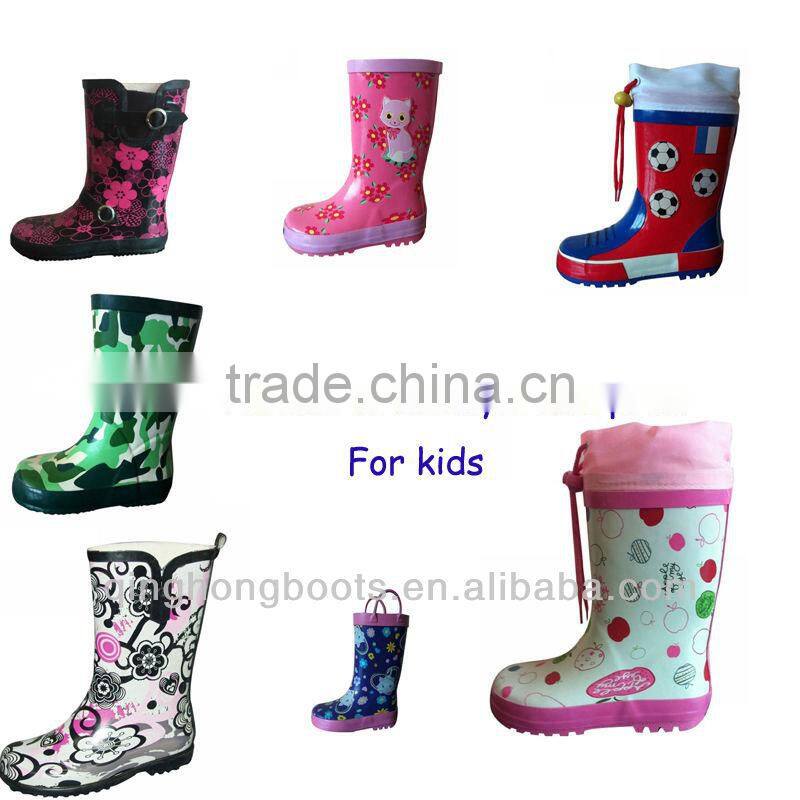 kids cheap but cute rubber rain boots