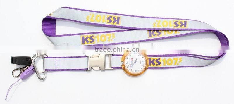 2015 Cheap colorful Watch lanyards no minimum order