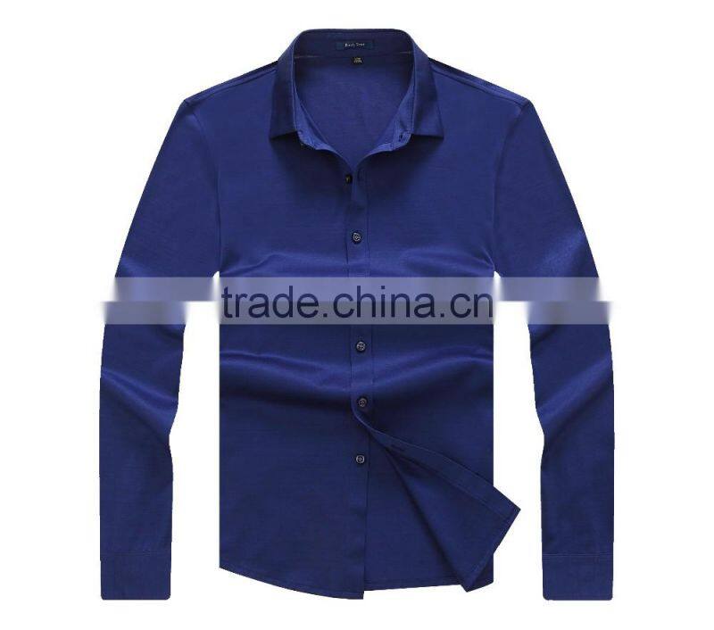 mens high quality slim fit blank customized mercerized cotton t shirt