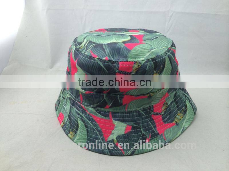 wholesale double sided printed bucket hats