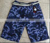 New style 2016 Summer Mens Camo Cargo Shorts printed fabric Stocklots