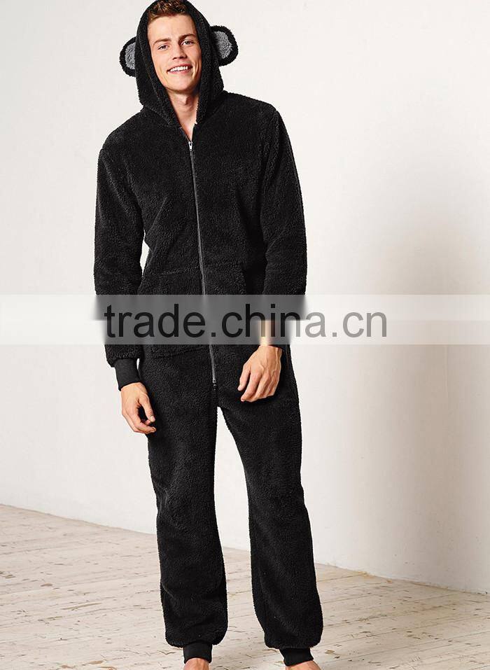 Shaggy fleece onesie,Shu velveteen fleece onesie,Adult hoodies onesie/pajama,sleepwear,jumpsuit,rompers