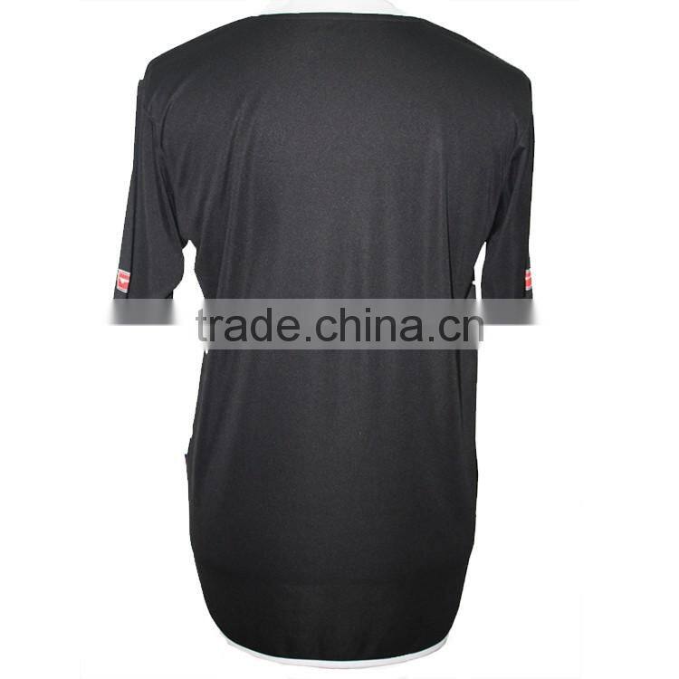 good quality comfortable black white stripe jersey