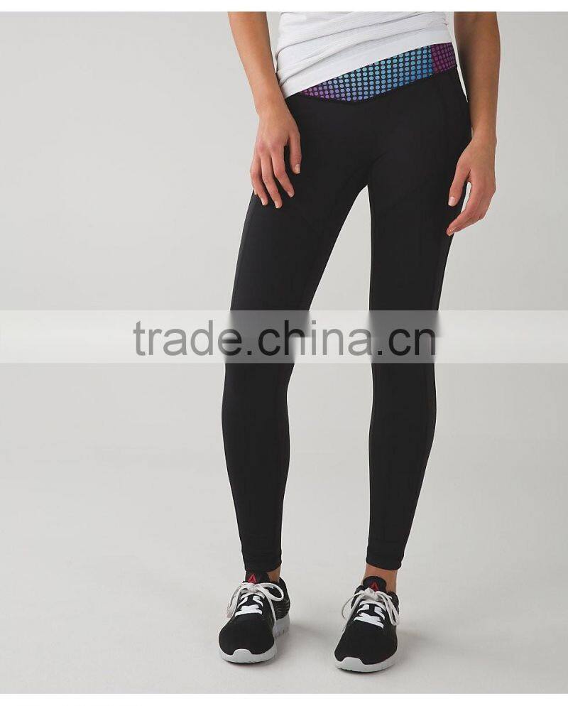 custom sport fitness wear yoga leggings black yoga pants womens