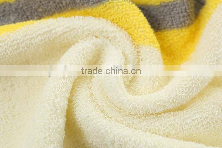 Dobby border emboridered logo yarn color dyed sports towel