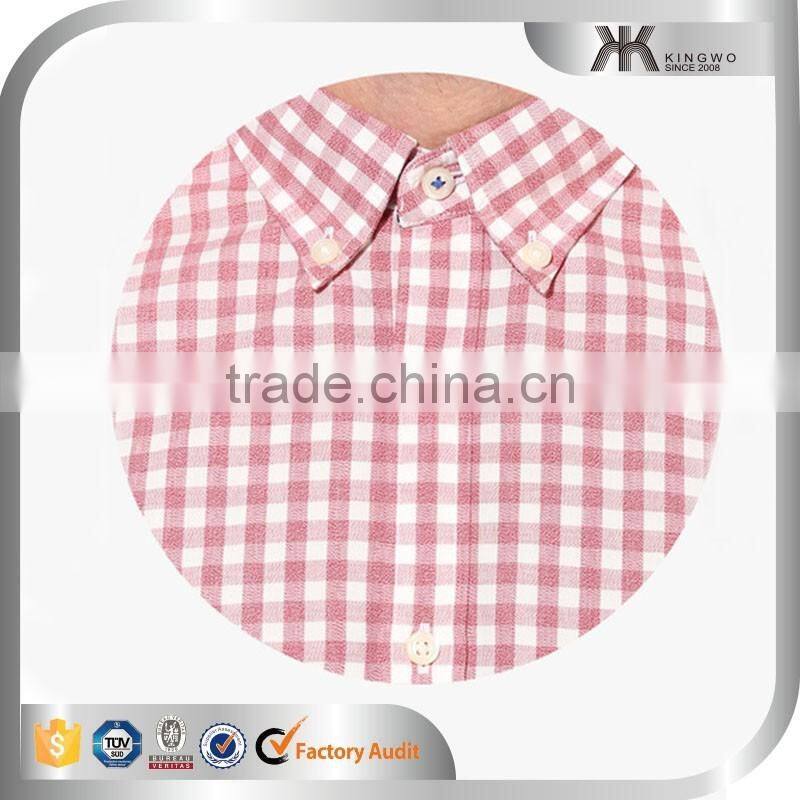 Pink Plaids Latest Shirts Pattern for Men Pictures New Model Shirts Men's Clothing