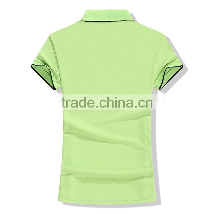 T shirt wholesale cheap women blank striped multicolor polo shirts