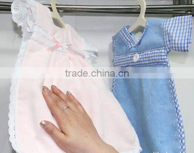 New arrival latest design novelty item of Korea style skirt design hand towels,with lovely design,microfiber material hand towel