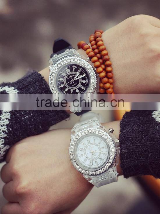 2016 Cute Couple Watch With Diamond Cheap Led Watch For Kids