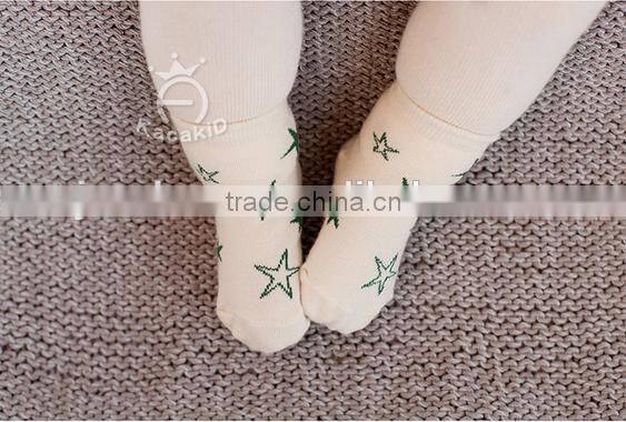 cute baby cotton socks, silicone print baby socks
