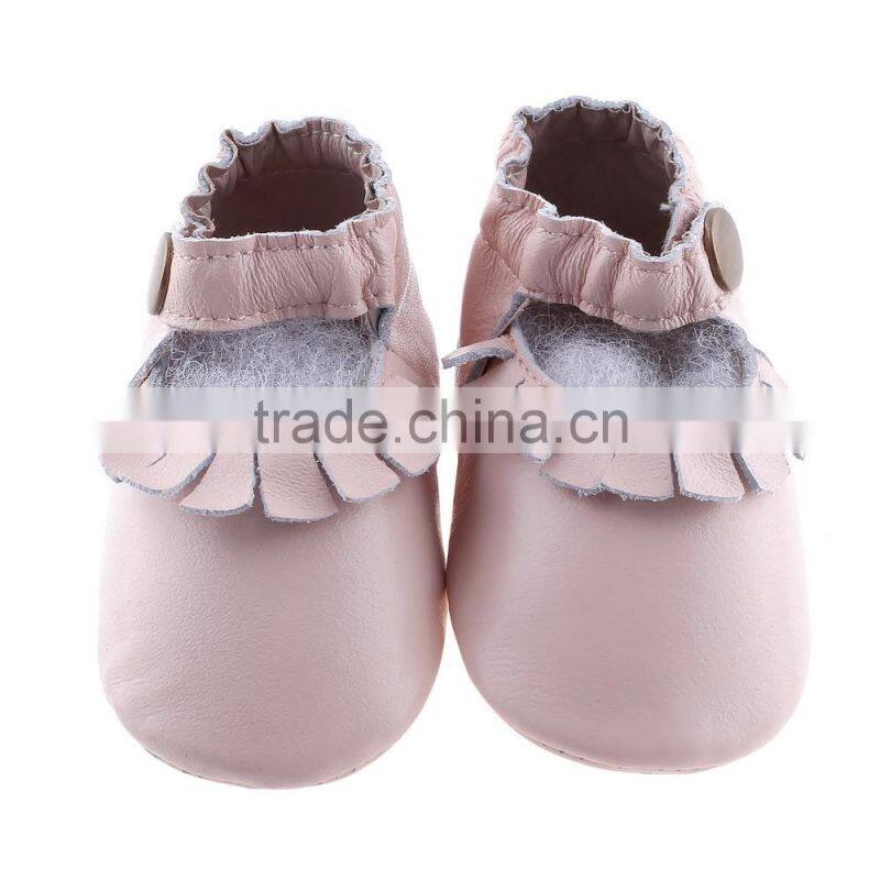 Soft touch leather kids moccs, cute baby girl leather moccasins