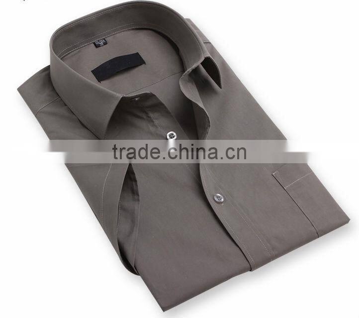 Customs solid color shirts for middleaged man & father