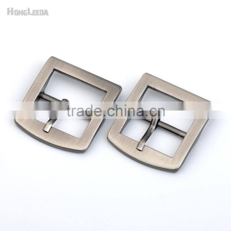 25mm 1inch square metal alloy buckle pin belt bag buckle high polish black nickle Brush color Craft accessories BK-013