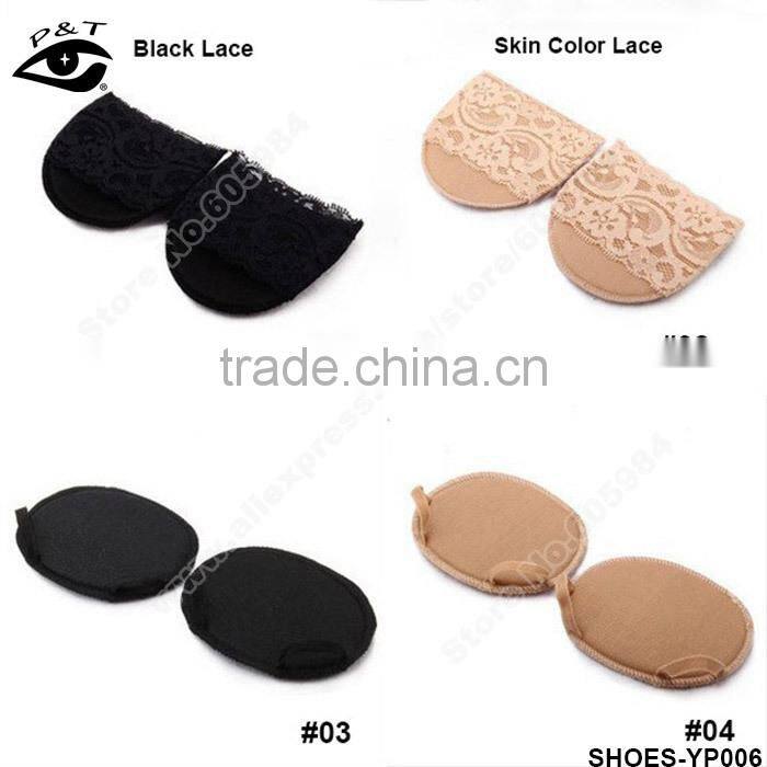 Soft lace shoe pads for high heel shoes lady shoes accessories
