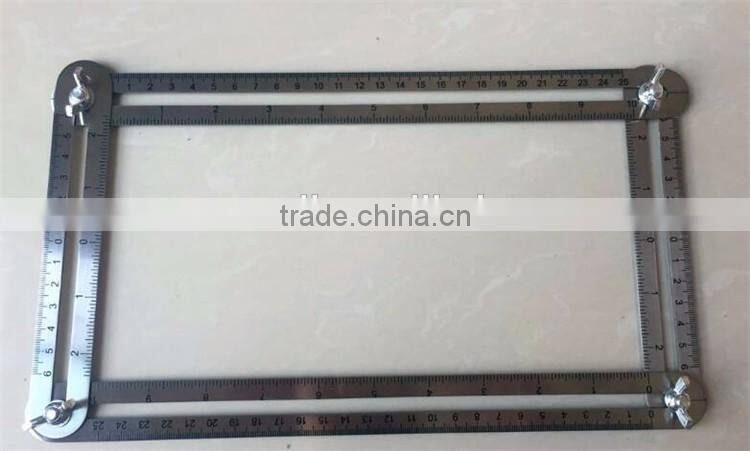 plastic activity Multi-Angle Measuring Ruler stainless steel General template angle Ruler tool
