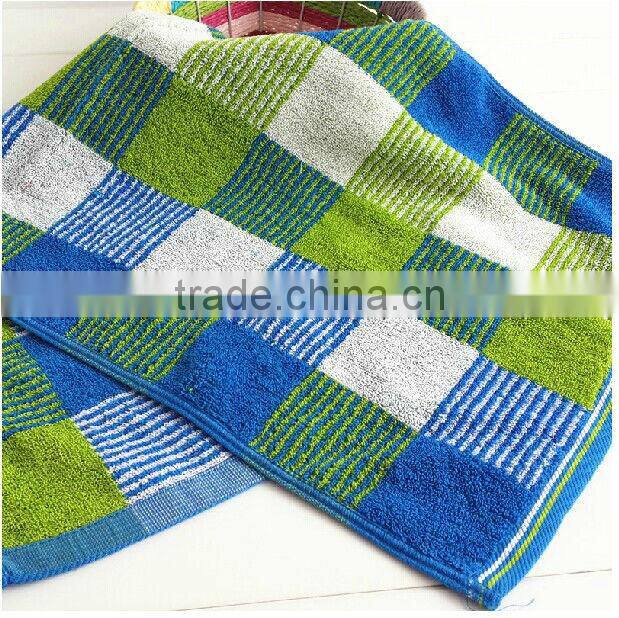 100% cotton striped sport towel