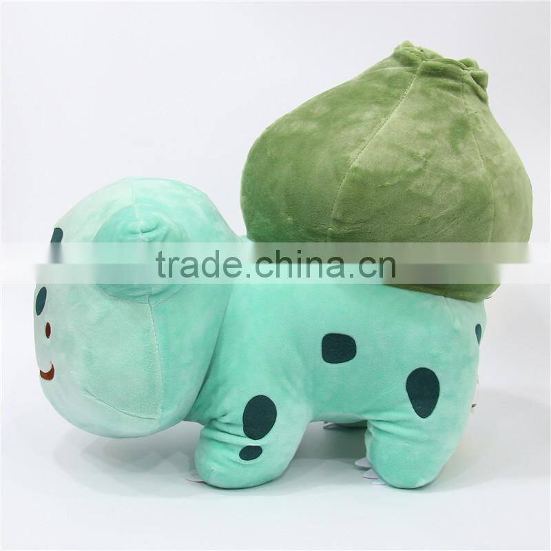 Popular Cartoon Pokemon Bulbasaur Doll Anime Soft Plush Toys