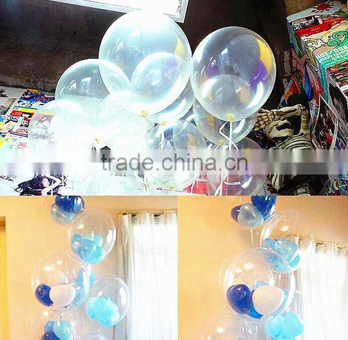 10inch 12inch Transparent Color Round Balloon, Clear Balloon for Party Decoration