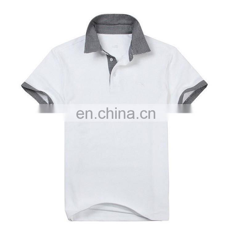 OEM design men 100% cotton polo T-shirt