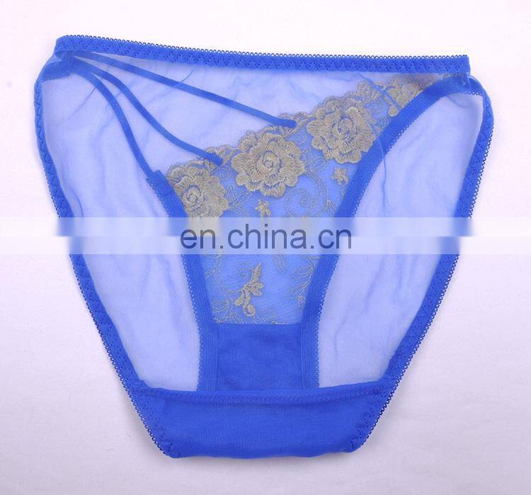 New Arrival Fitness Young Lady Embroiderey Women's Underwear Panties