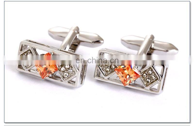 New product diamond cufflinks fashion jewelry luxurious crystal cufflinks zircon cufflinks best men