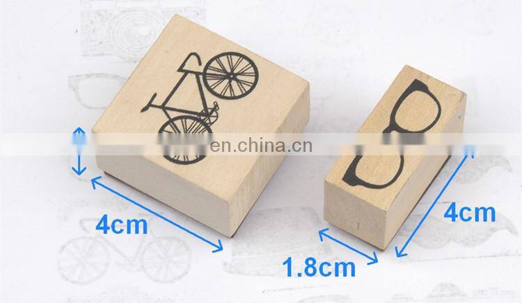 Wholesale Non toxic Wooden Kids Toy Stamps Drawing Toy