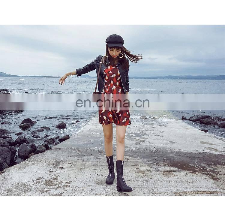 Top Quality Women Spring Real Leather Sheepskin Coat