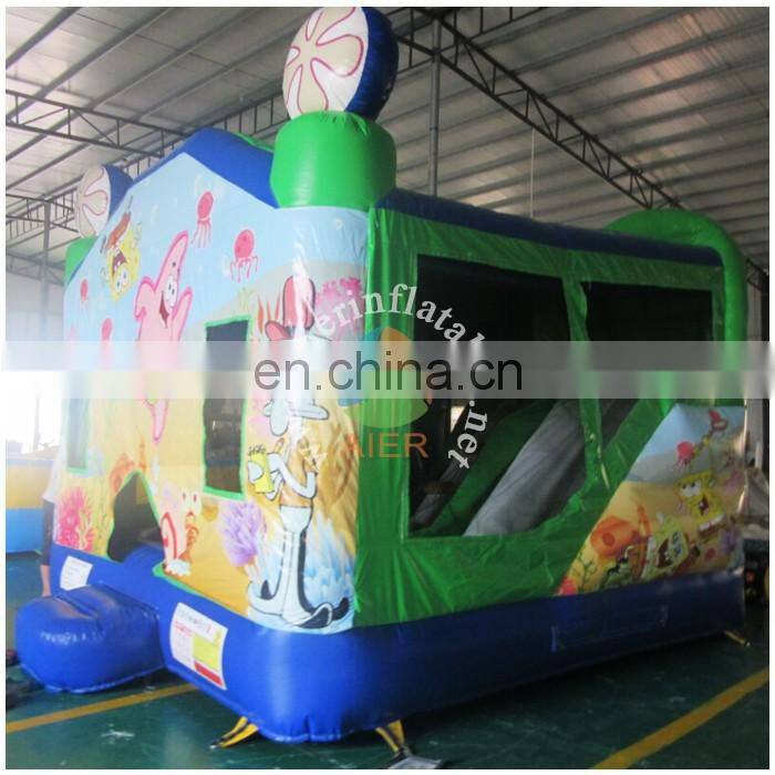New designed inflatable sponge Bob bouncer