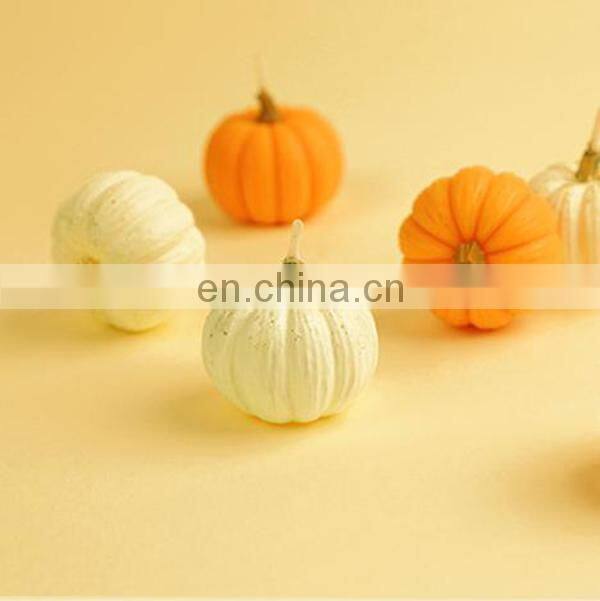Halloween Pumpkin Fruit Candle Table Decor Quirky Food Vegetables Candle