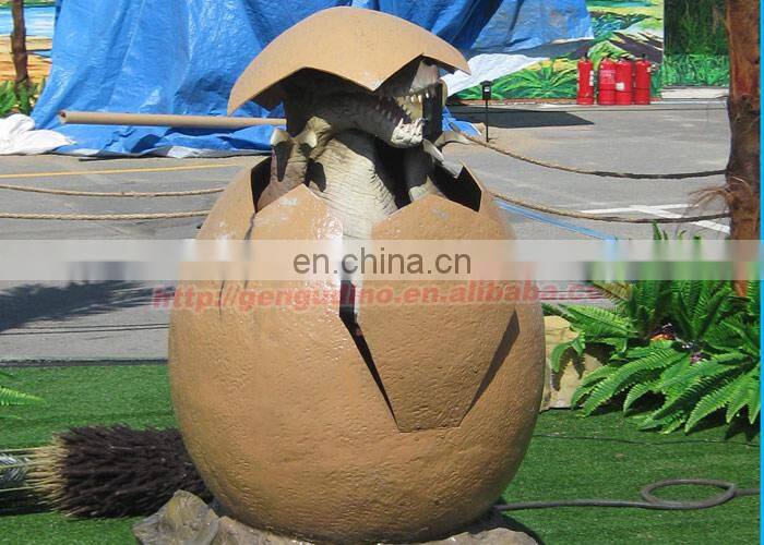 Outdoor Playground High Simulation Artificial Baby Dinosaur Egg