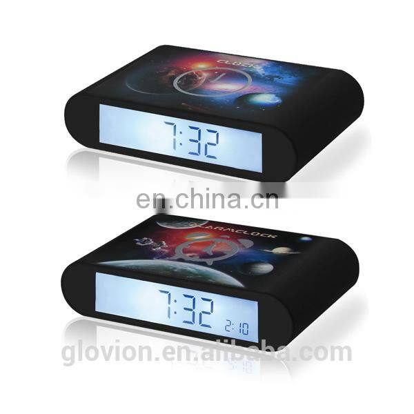 Glovion funny alarm clocks cute alarm clock Reversal kids digital clock