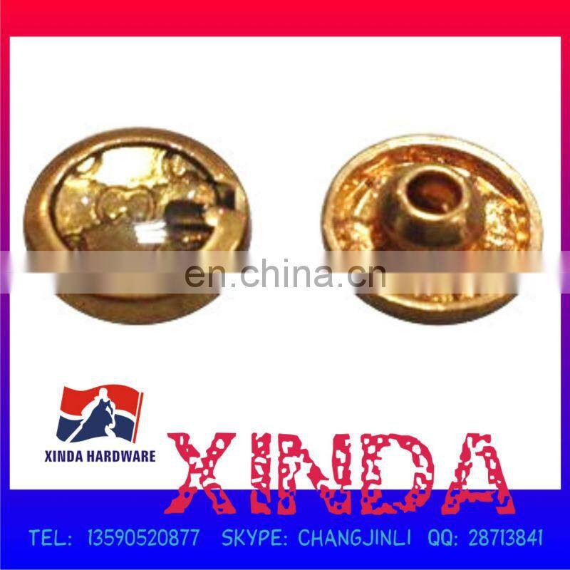Delicate luxurious metal jeans studs of factory to buyer, highlight for garment, bags and hats