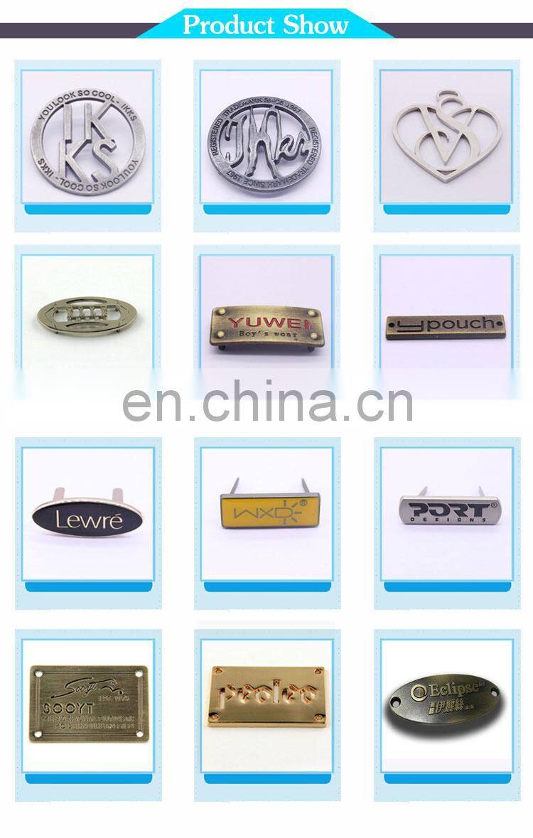 fashion bag metal label logo (OIWAS)