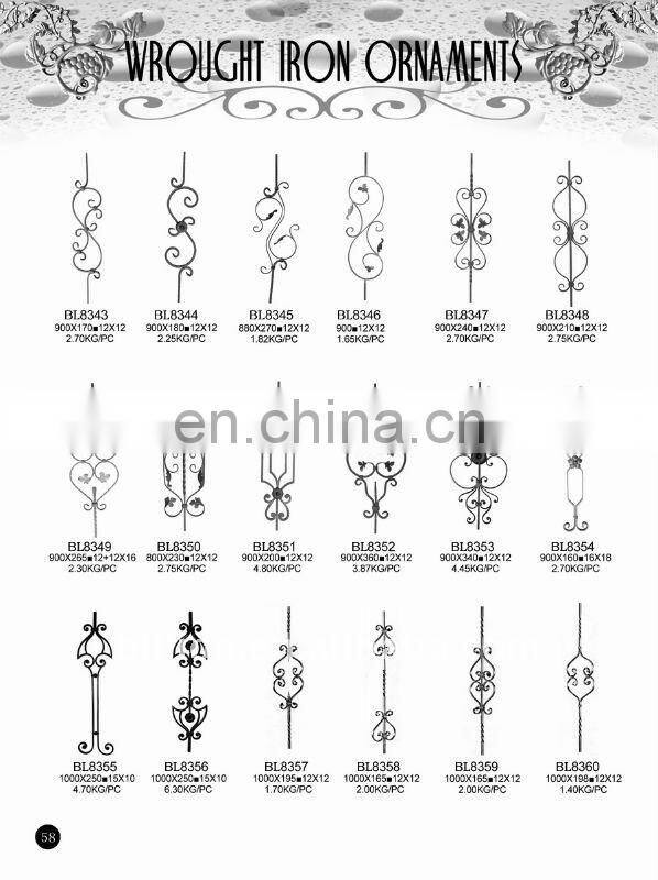 fence iron flowers craft