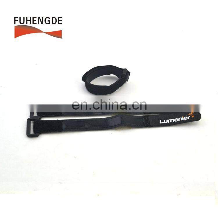 20X200mm Lipo Battery Strap Reusable Cable Tie Wrap Black