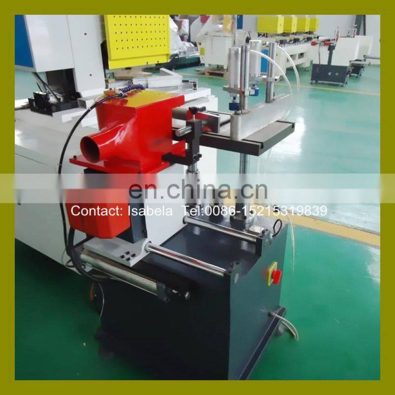 Aluminum and PVC profile window door end milling machine