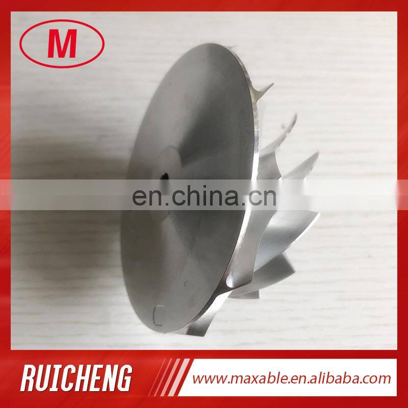 GT3582 451644-0005 61.33/82.00mm 11+0 blades cutback:0.0 Turbo Billet/aluminum 2618/milling compressor wheel for racing