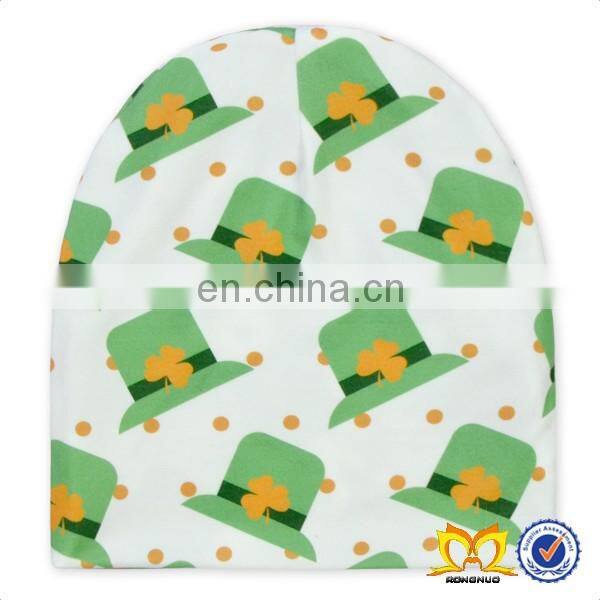 Baby Cute Print Soft Beanie Hat Infant Yellow Pineapple Pattern Baby Custom Hats Design Caps