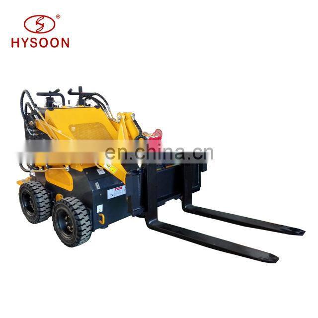 Mini loader skid steer forklift pallet forks