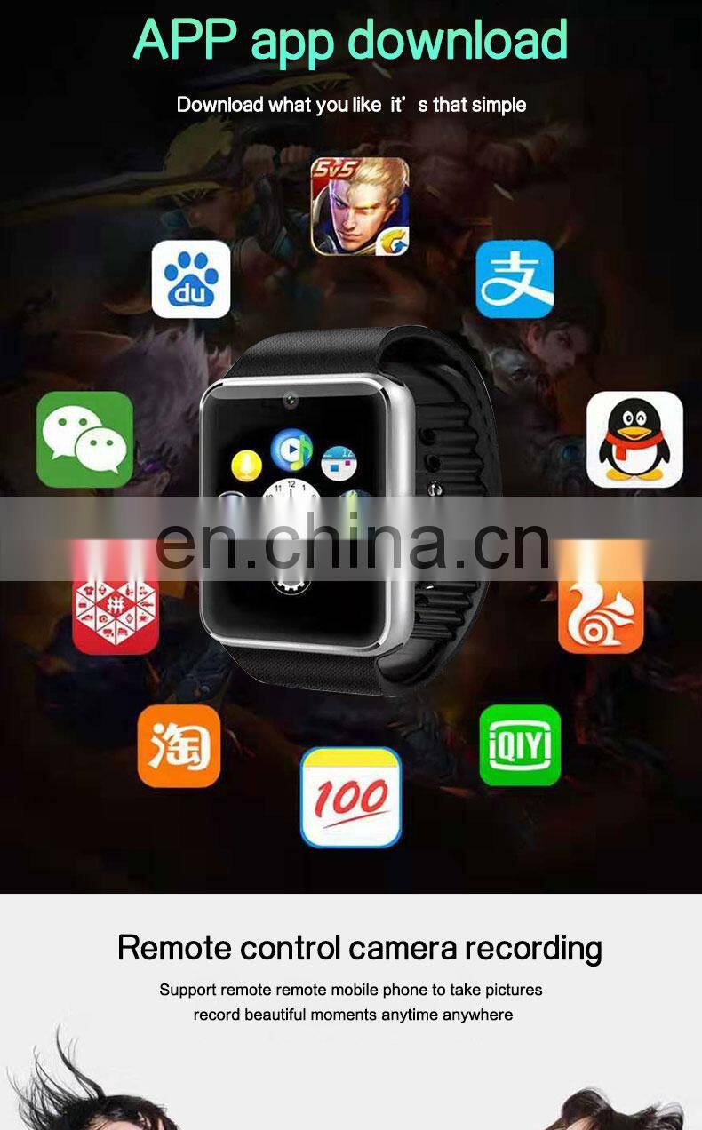 Amazon Hot Selling Smartwatch With Sim Card Slot Gsm Smart Watch Phone 2018 Sport Waterproof Wear Os Bracelet Wristband Custom